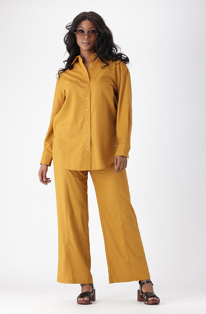 KALLIE LINEN BLEND PANTS