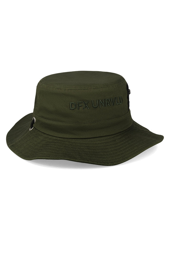 DFX UNRVLD BUCKET HAT - OLIVE