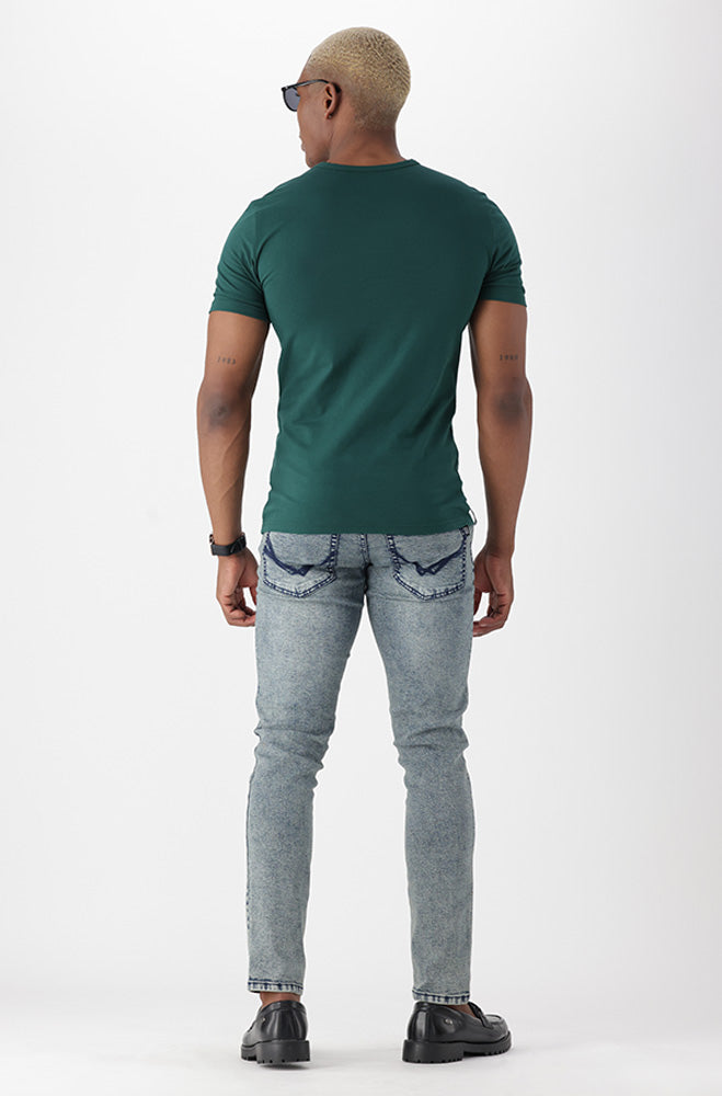 Mens | Landau Slim Fit Denim _ 164127 Light Wash Jeans