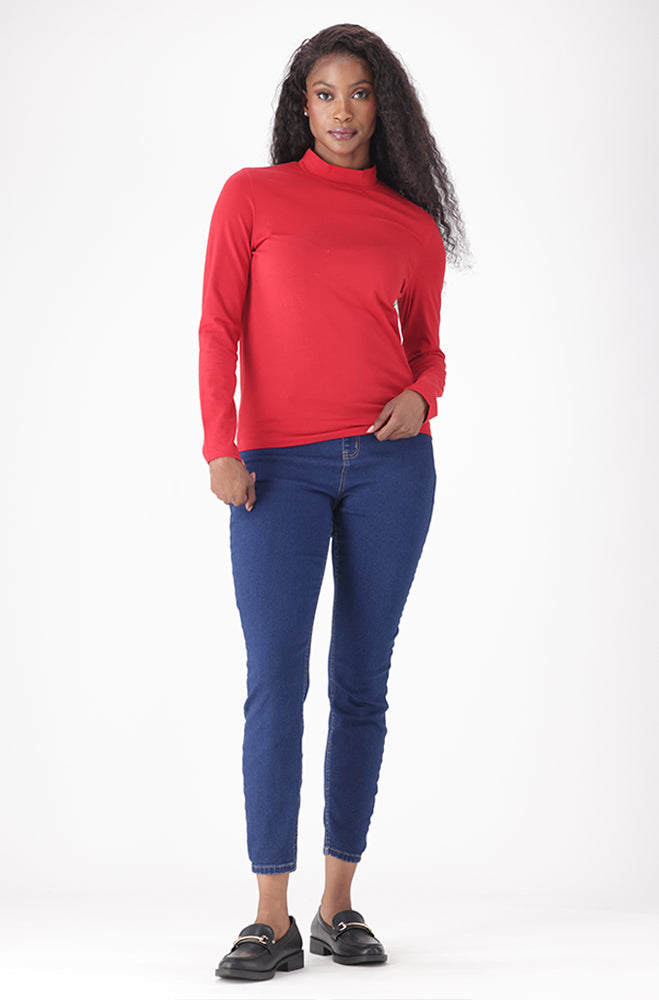 TIA TURTLE NECK TOP