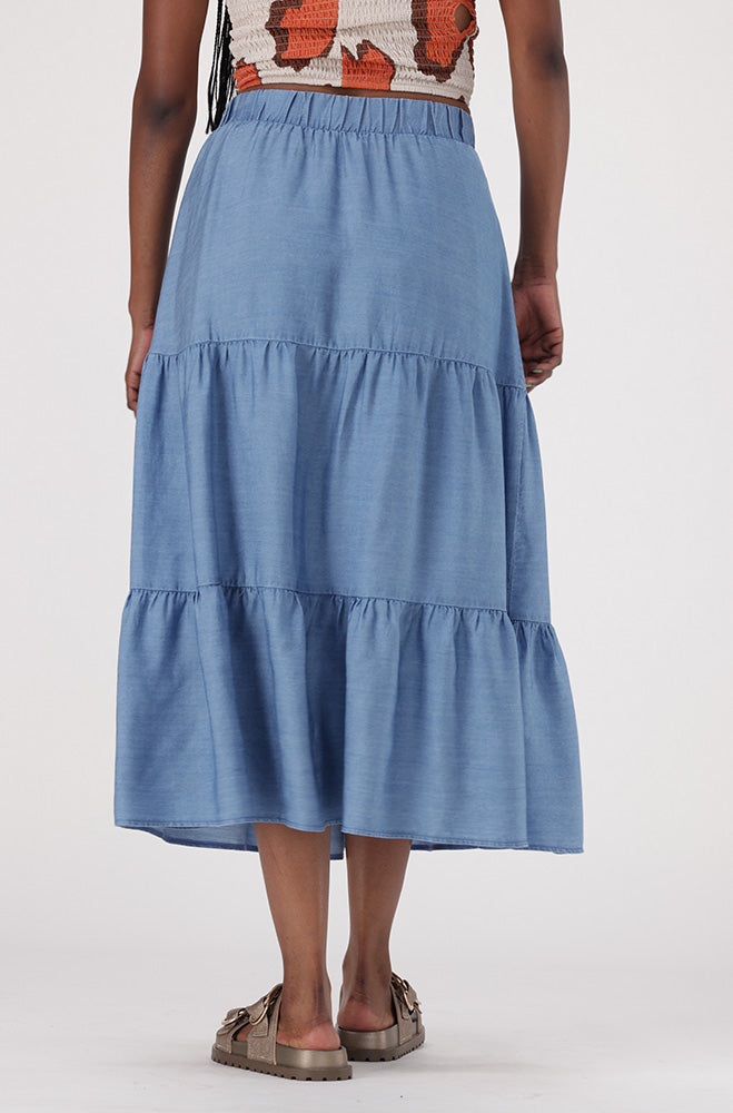 AVAIRA CHAMBRAY SKIRT