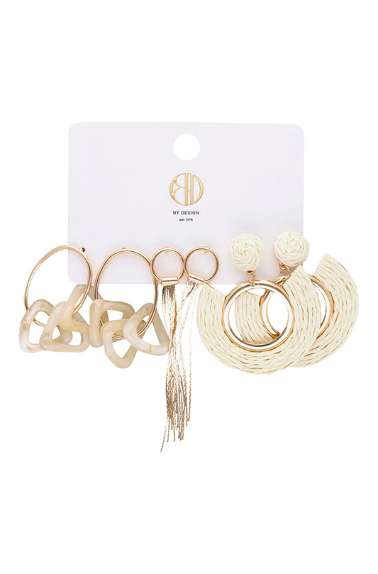 AMELIA 3 PACK EARRINGS