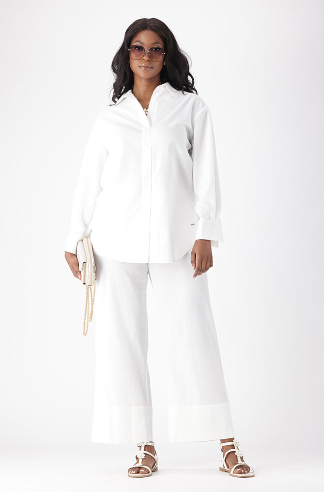 ARDEN LINEN BLEND SHIRT