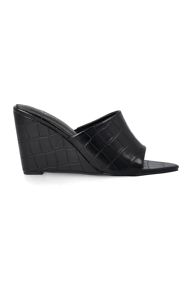 Footwear | Gillian Textured Wedge Heel Sandals