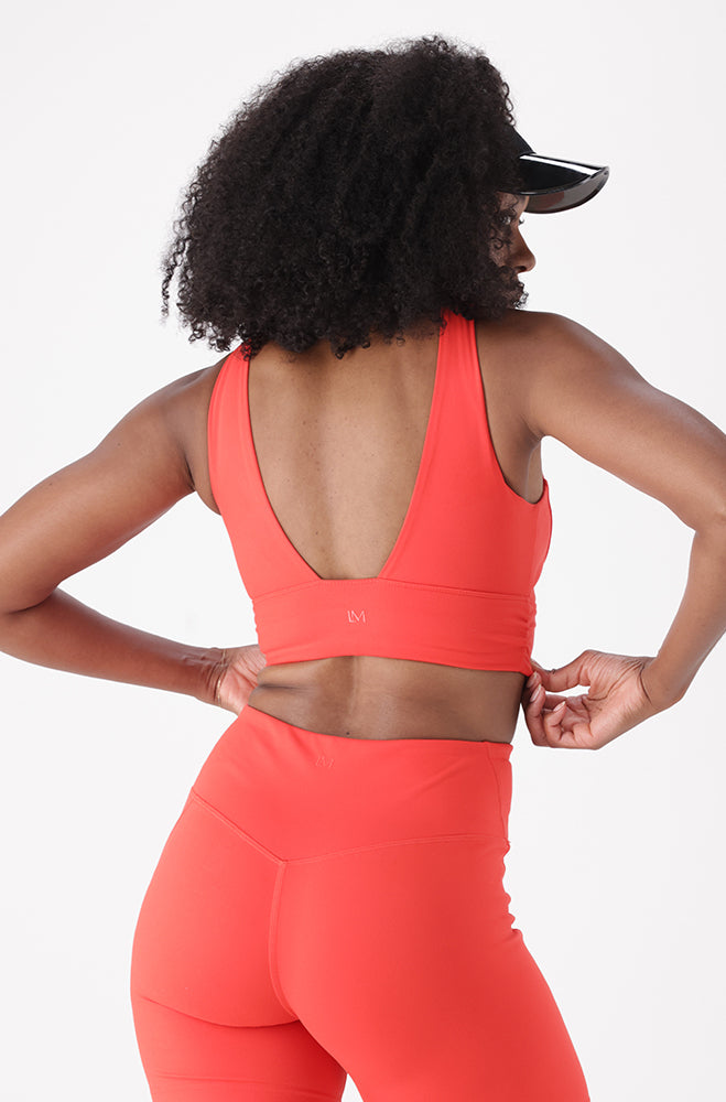 LUXE MOVEMENT BLUE ACTIVE SPORT BRA