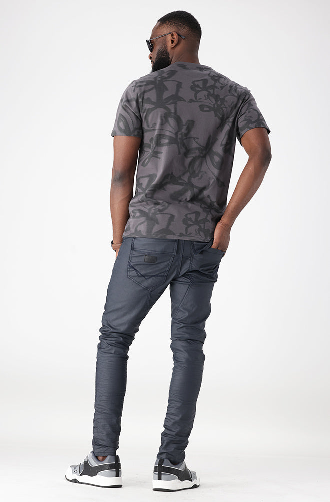 Mens | Rubberize Tee _ 161758 Dark Grey T-shirts
