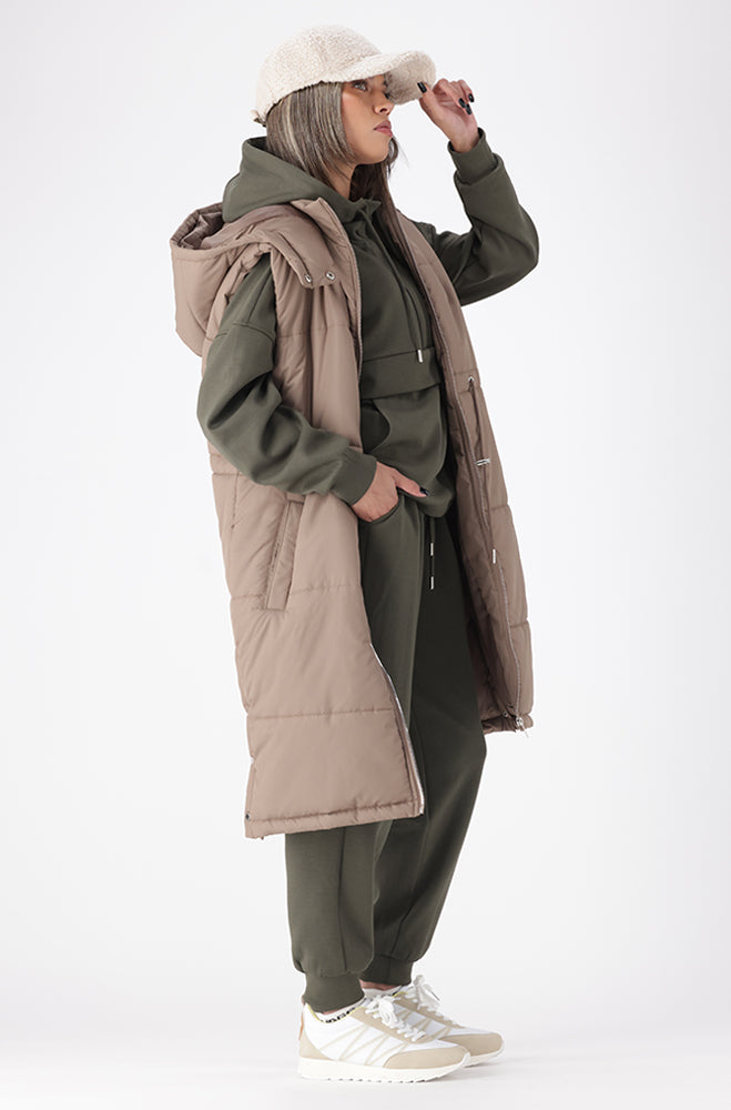 GIA SLEEVELESS PUFFER JACKET