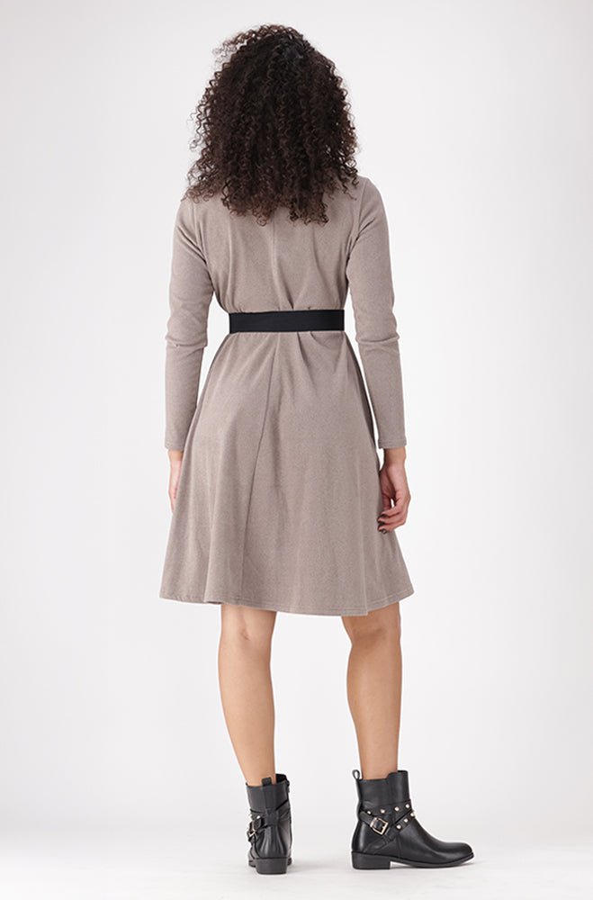 STELLA MELANGE MIDI DRESS