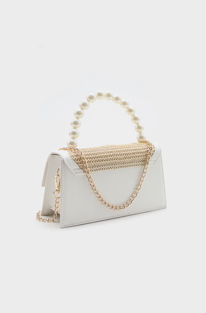 NAOMI STRAW SLING BAG