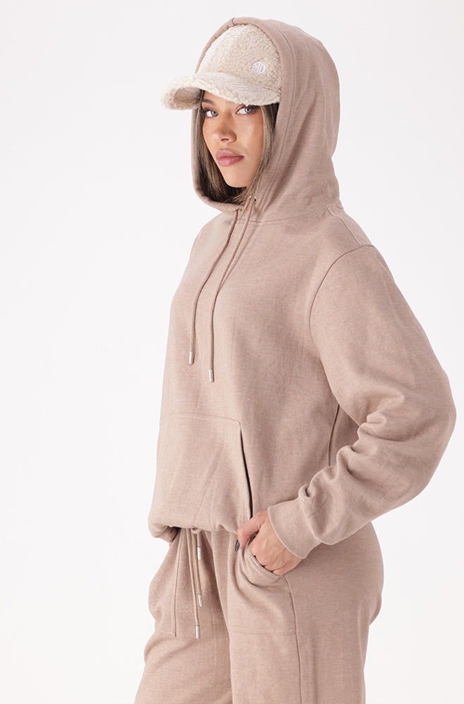 LAUREN FLEECE KANGAROO POCKET HOODIE