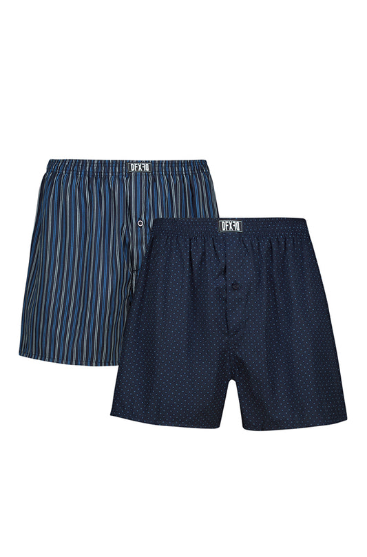 KEENAN WOVEN BOXERS 2PK