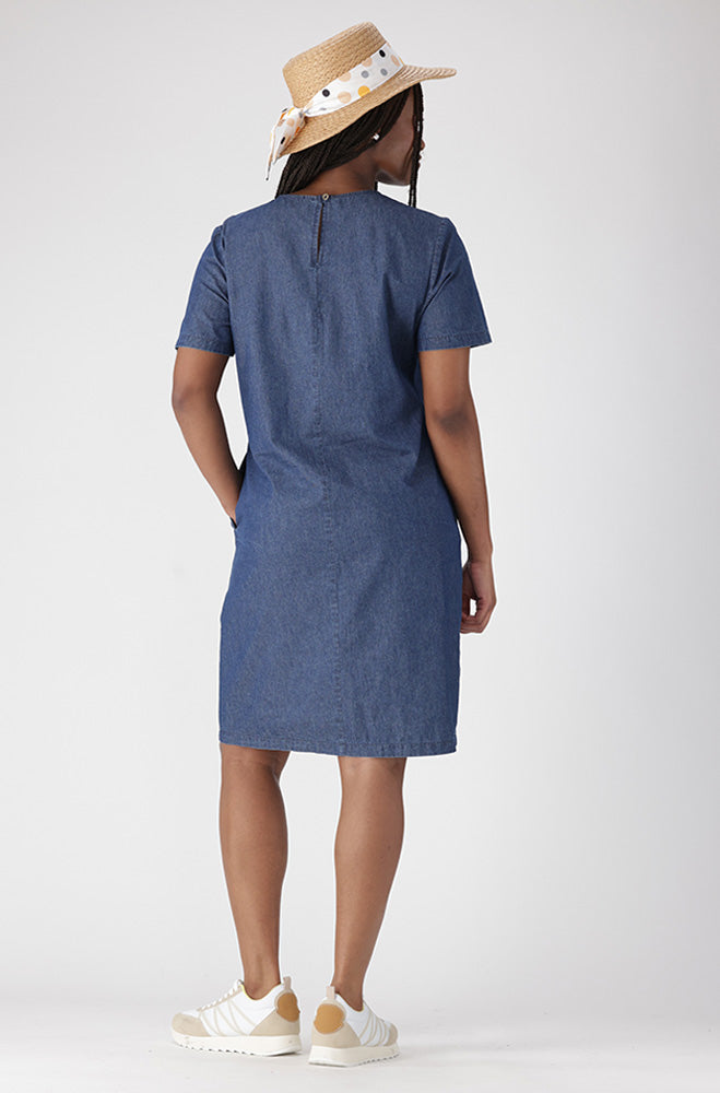 NATALIE CHAMBRAY DRESS