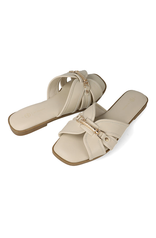 Mieka shimmer detailed sandal