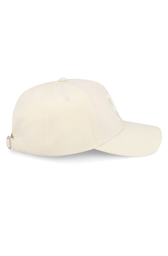 COLE EMBROIDERED PEAK-CAP - STONE
