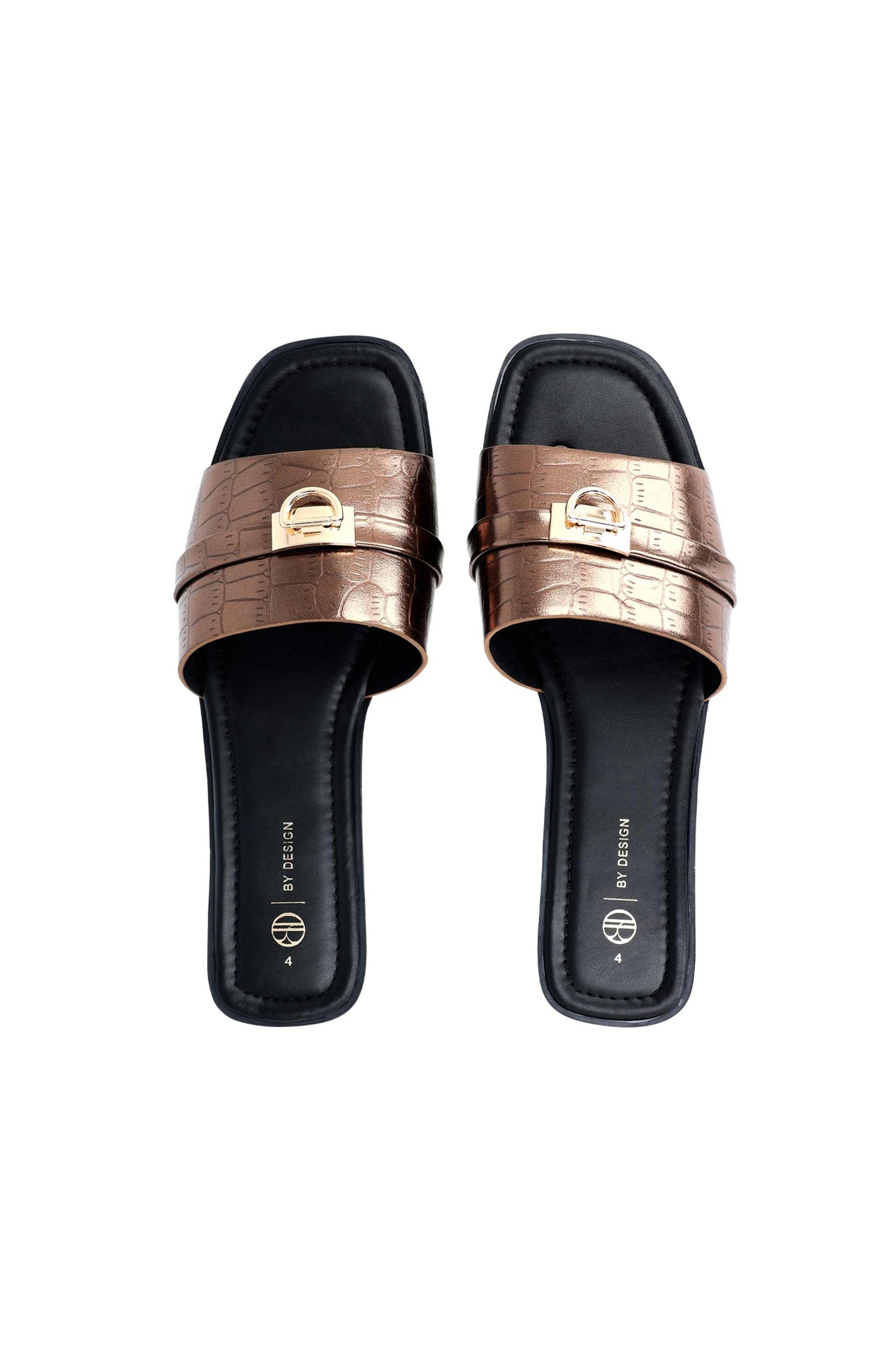 Candy PU textured mule