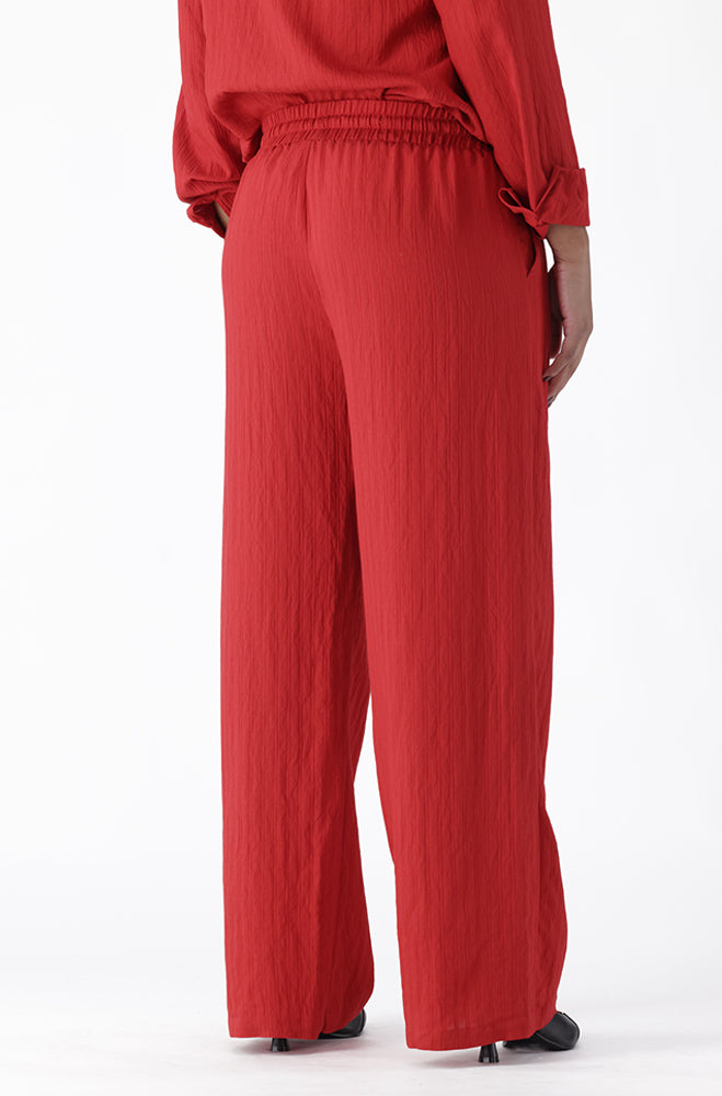 TYLOR TEXTURED WIDE LEG PANTS