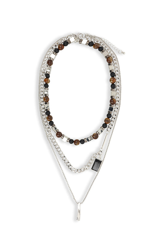 DRE LAYERED PENDANT NECKLACE