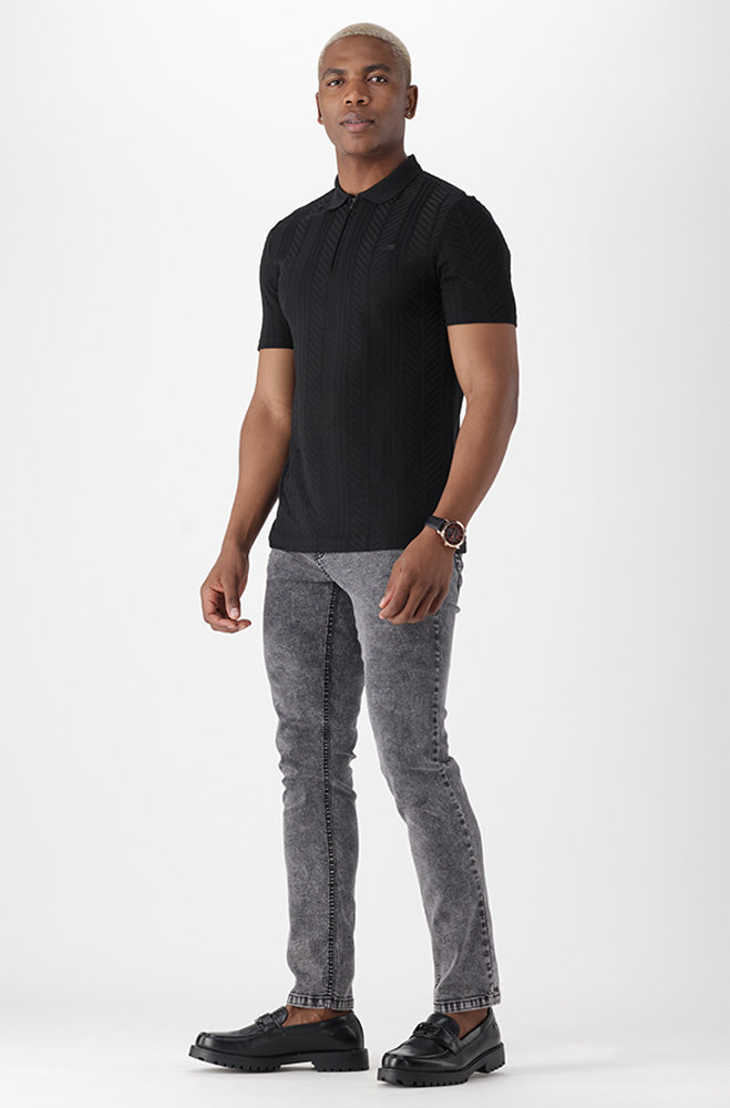 Mens | Covva Golfer _ 164213 Black Polos