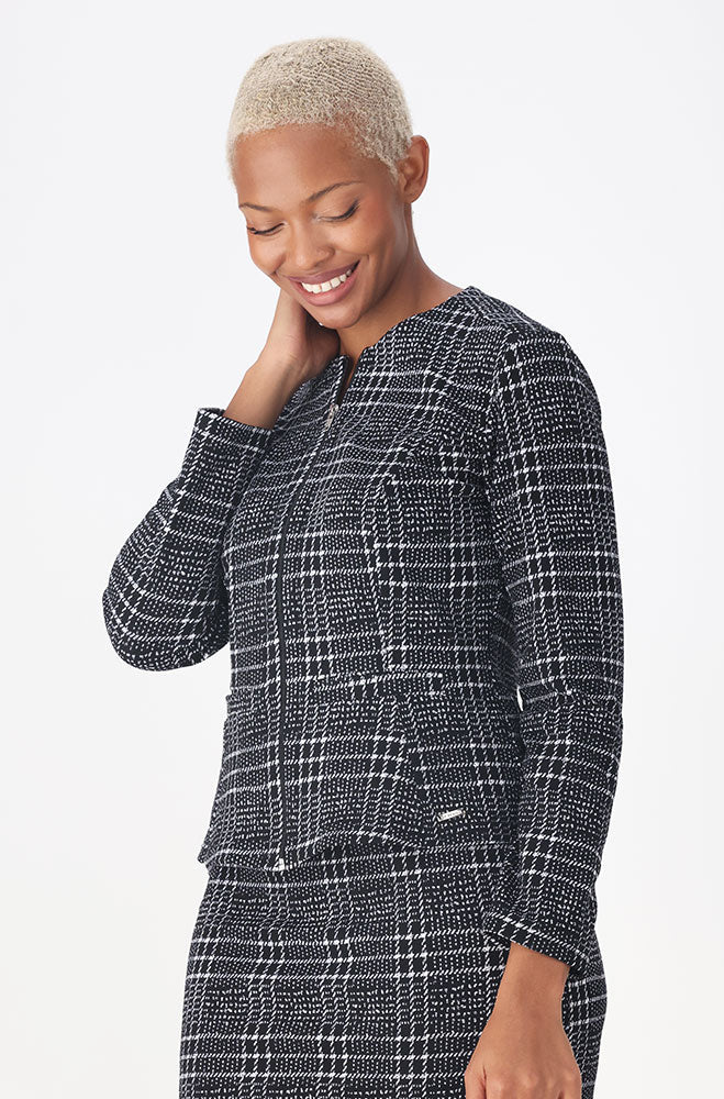 Ladies | Briana Boucle Suit Jacket _ 158258 Grey Coats & Jackets