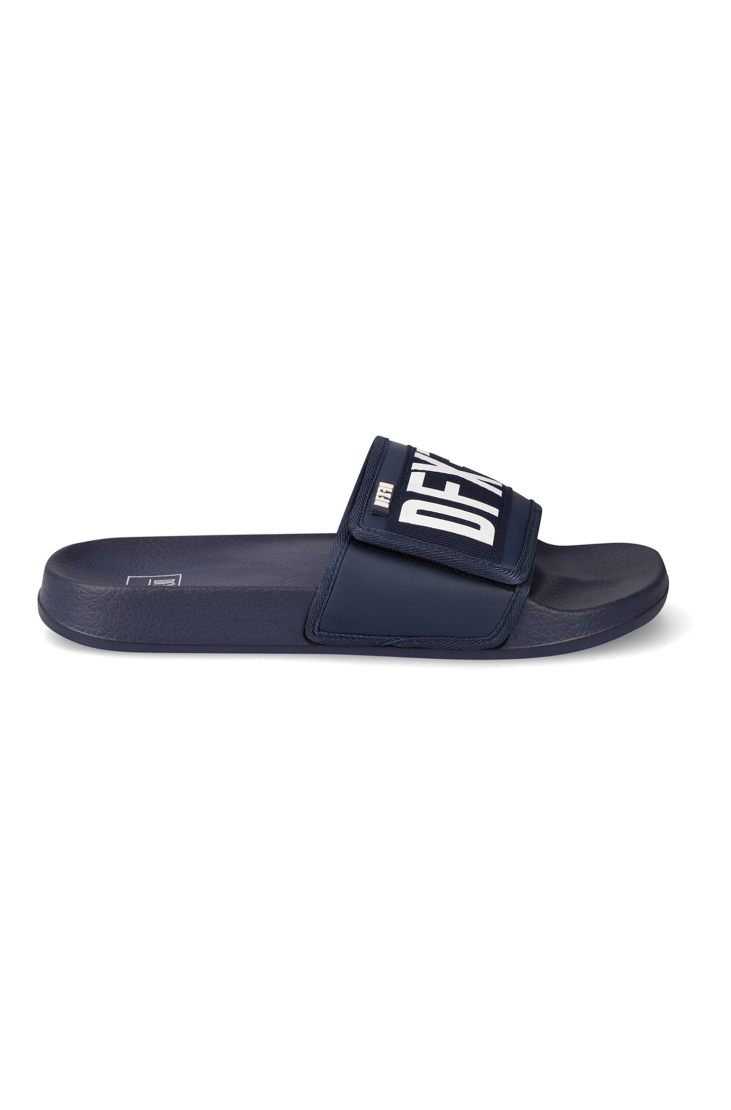 Footwear | Vincent Velcro Slide _ 163656 Navy Sandals