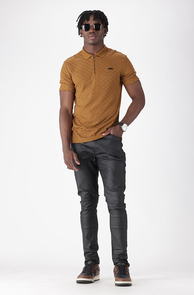Rush Coated Tapered Denim