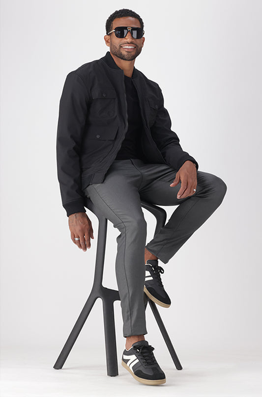 Dwiet Slim Fit Coated Denim