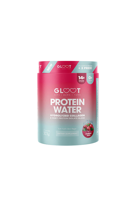 GLOOT PROTEIN WATER CRANBERRY CRUSH 