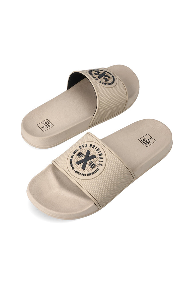 Footwear | Dfxd Self Embossed Slide _ 161209 Beige Sandals