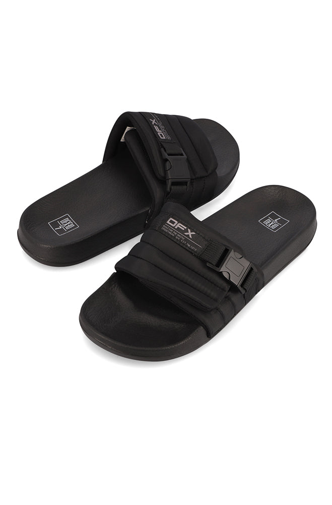 Footwear | Dfx Quilted Sport Clip Slide _ 167746 Black Sandals