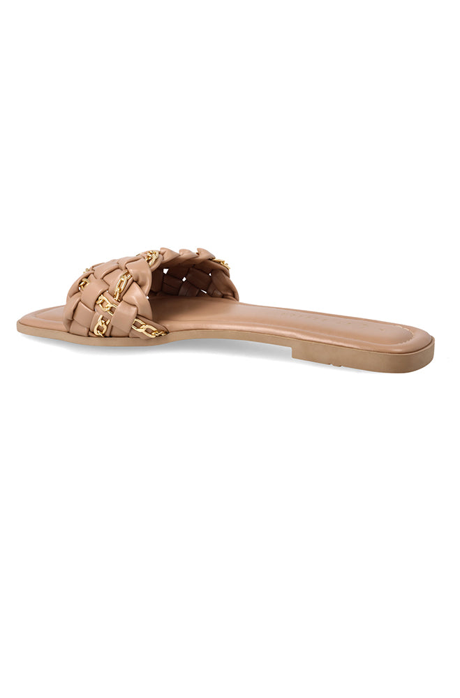 Izabel woven chain sandal