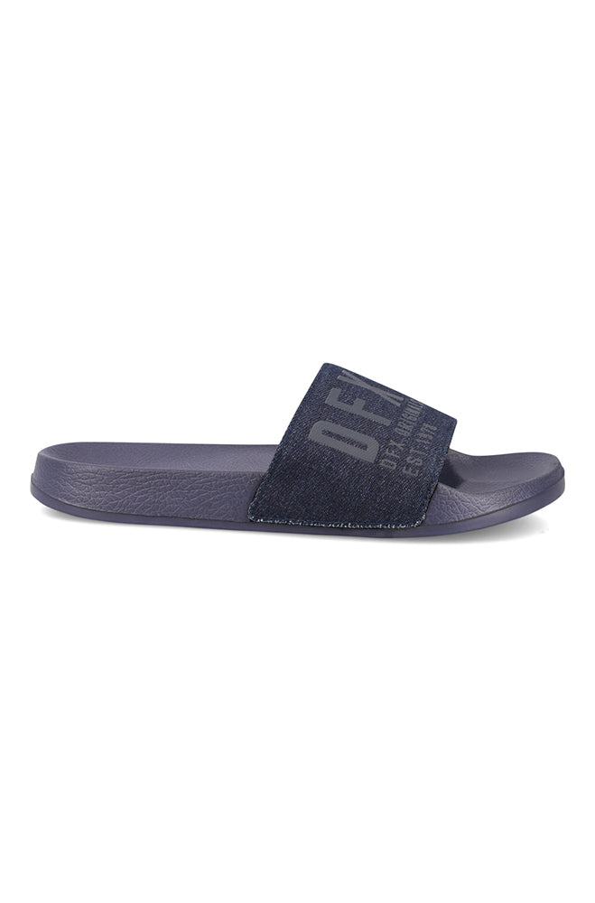 Footwear | Cosmo Core Slide _ 163693 Blue Sandals