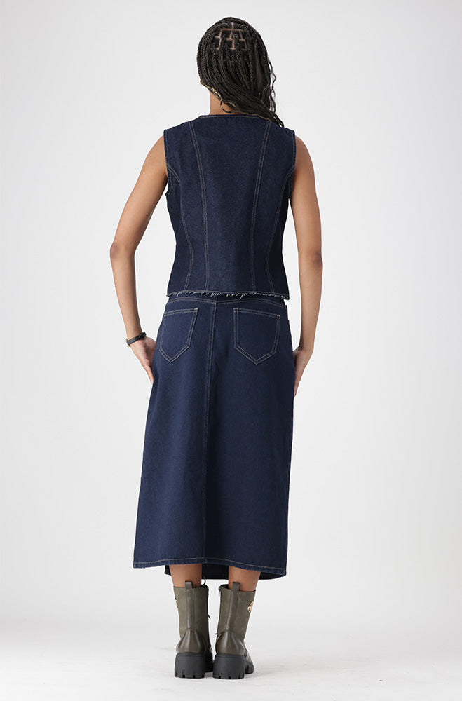 KEZIAH DENIM WAISTCOAT