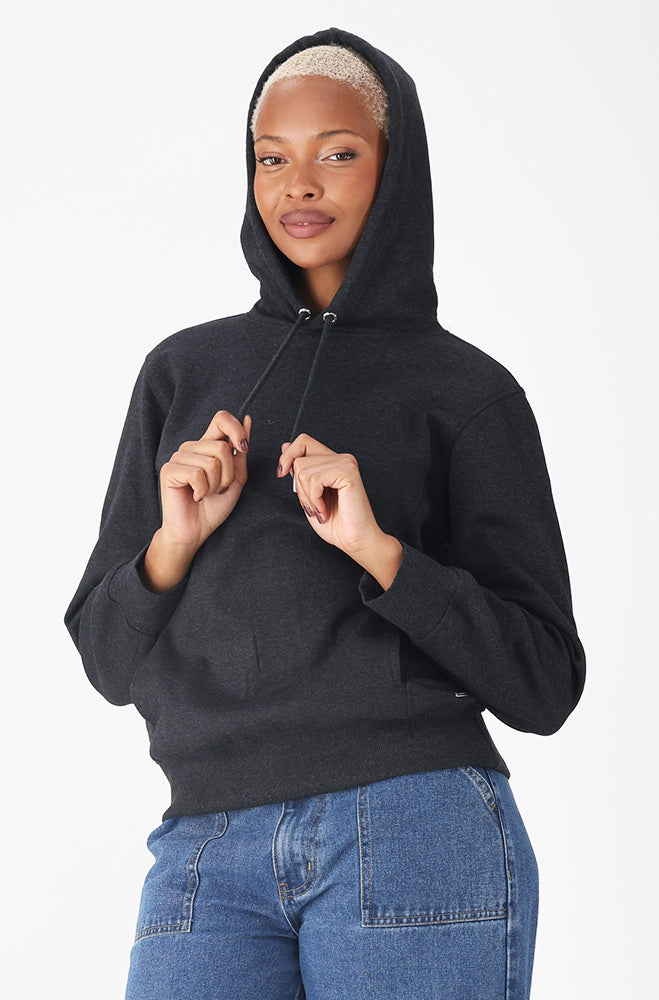 Ladies | South Side Fleece Hoodie _ 156261 Charcoal Mel Hoodies