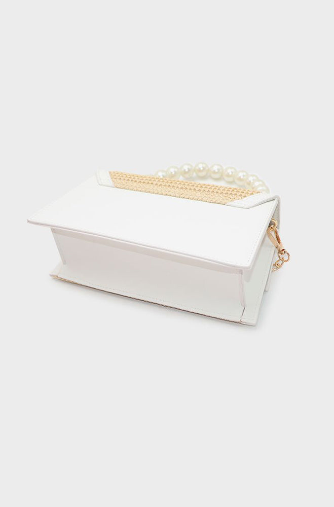 NAOMI STRAW SLING BAG