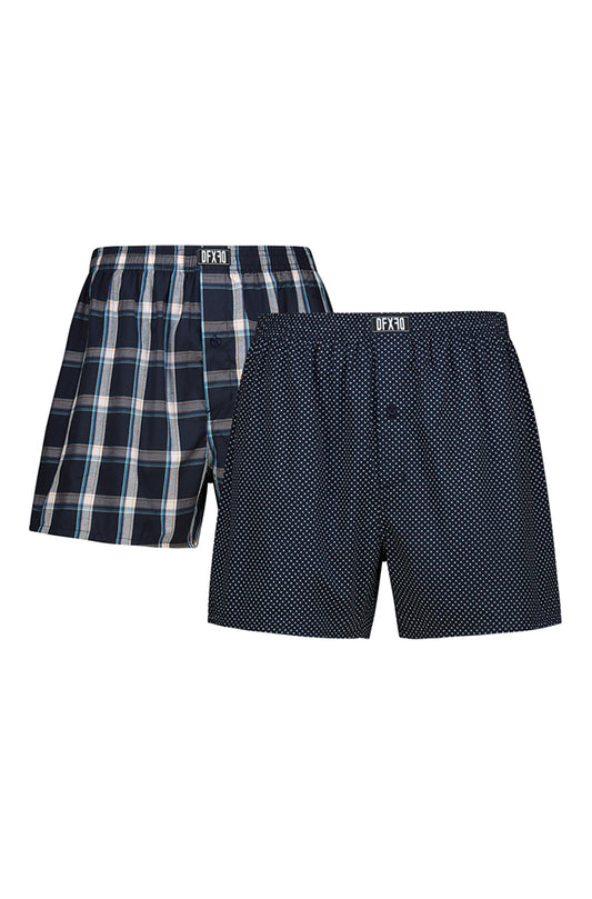 LEON WOVEN BOXERS 2PK