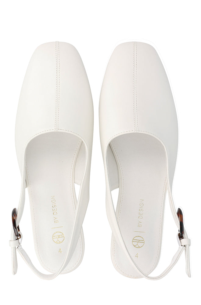 Ashley Slingback square toe pump