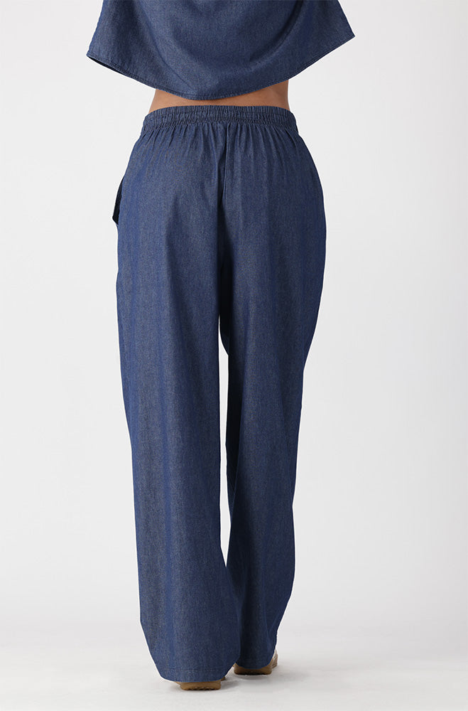 Ladies | Enya Chambray Pants Trousers