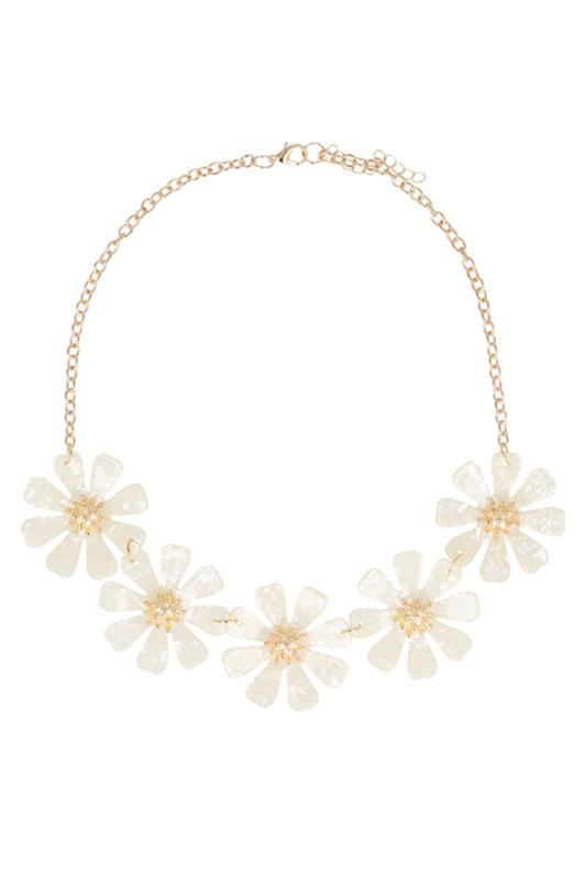 SASHA FLOWER STATEMENT NECKLACE