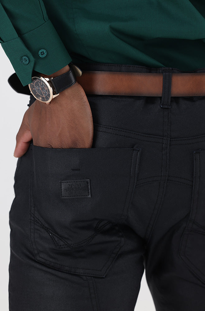 Mens | Tullix Tapered Fit Coated Denim Jeans