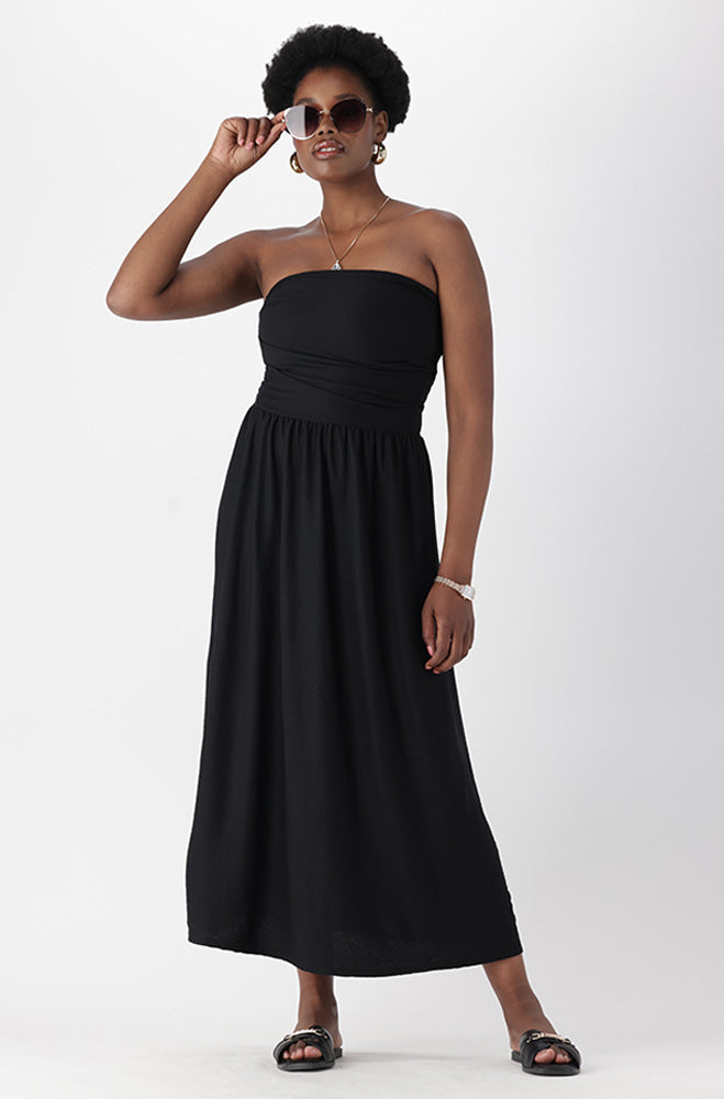 Ladies | Alia Textured Boobtube Dress Dresses