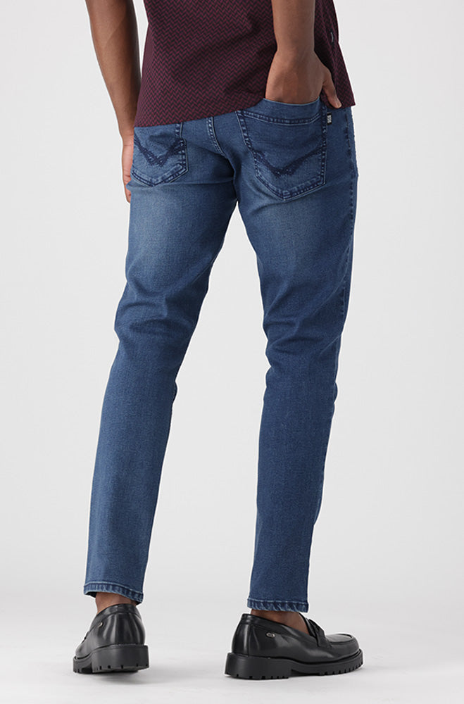 Mens | Landau Slim Fit Denim _ 158777 Blue Jeans