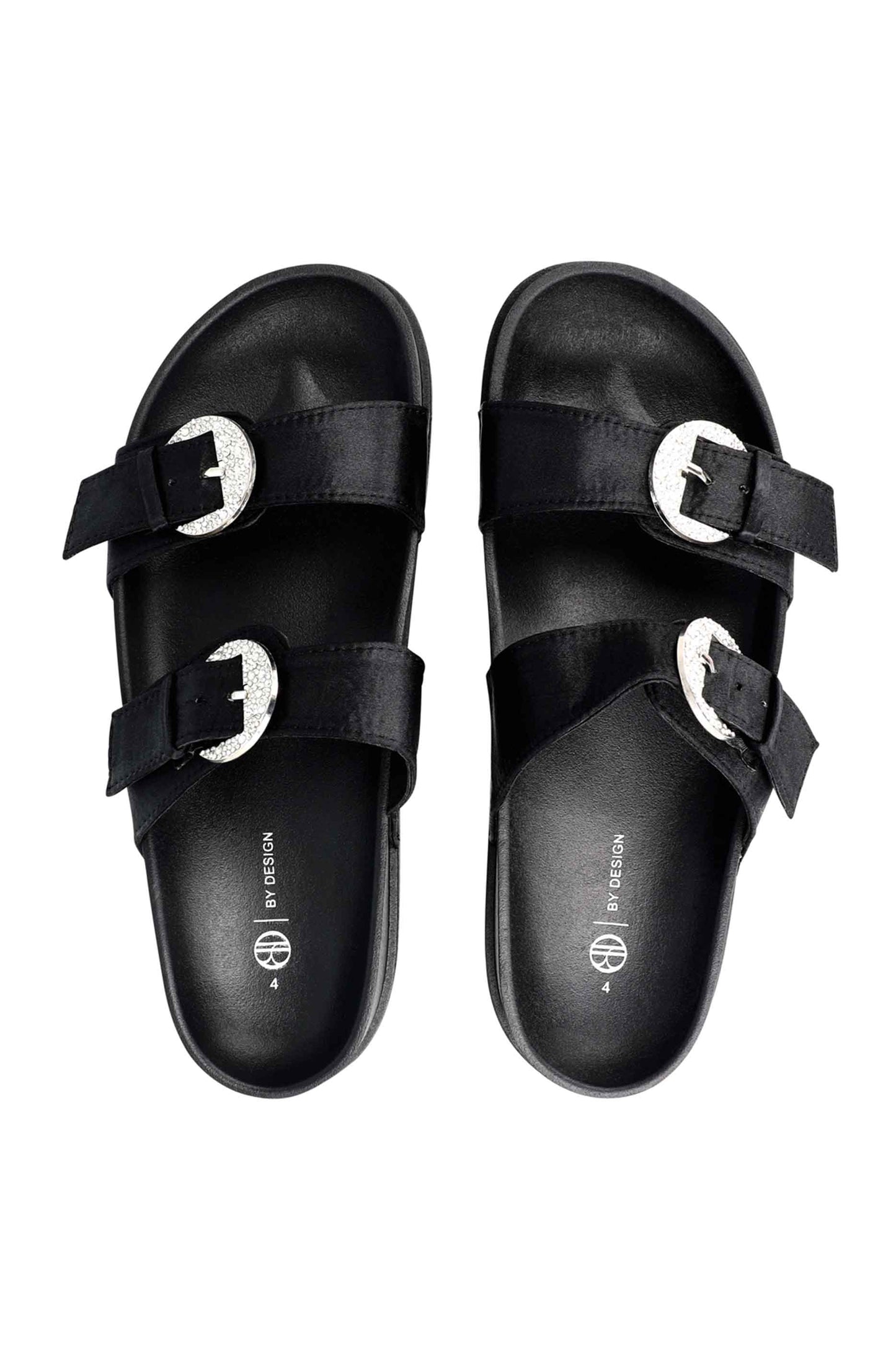 Footwear | Donne Diamante Double Buckle Sandal Sandals