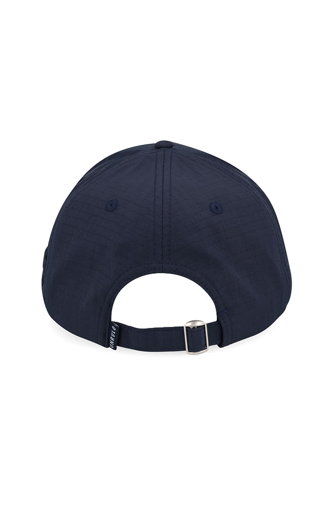 COLE EMBROIDERED PEAK-CAP - NAVY