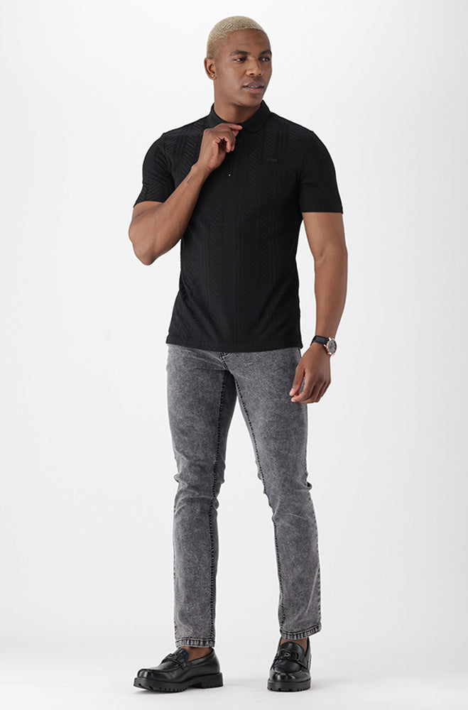 Mens | Landau Slim Fit Denim _ 158768 Grey Wash Jeans