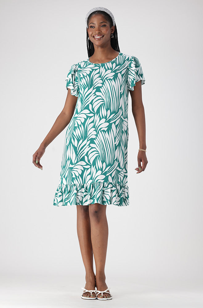 ALICE TULIP SLEEVE SHIFT DRESS