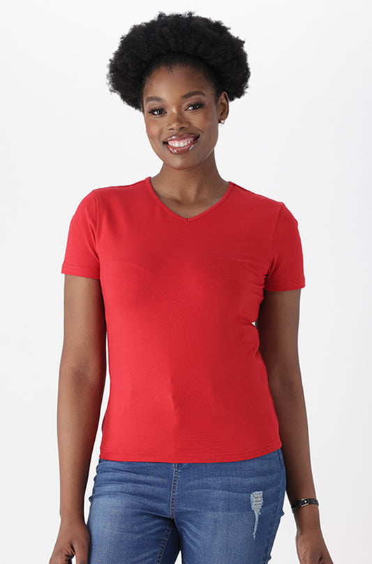 GRACE V NECK TEE