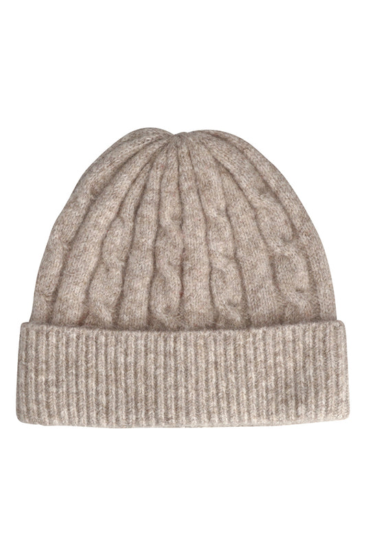 ELSA CABLE KNIT BEANIE