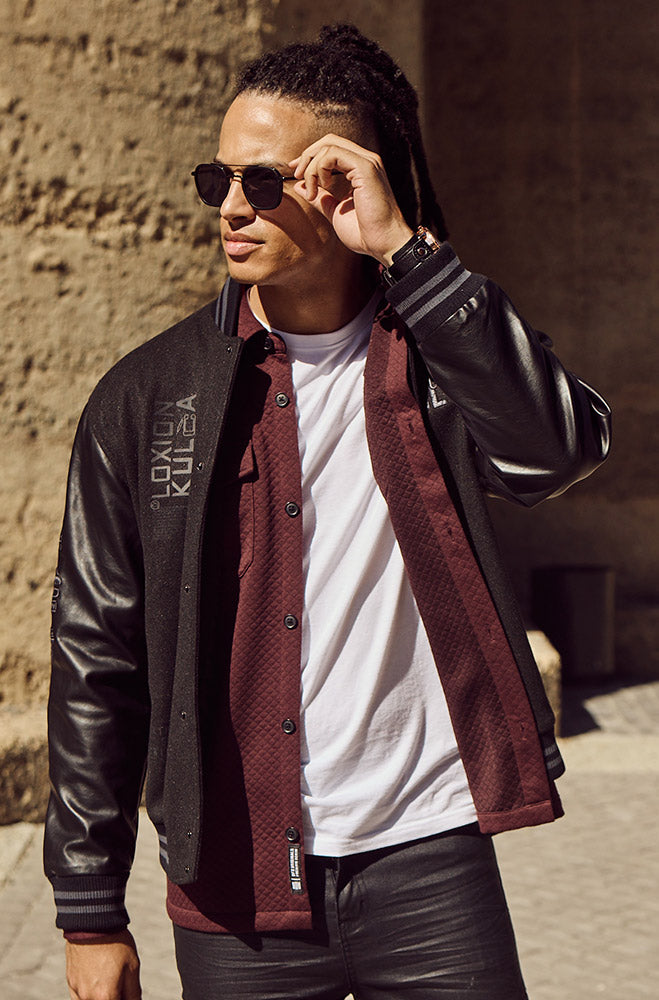 Mens | Loxion Kulca Branded College Jacket Coats & Jackets