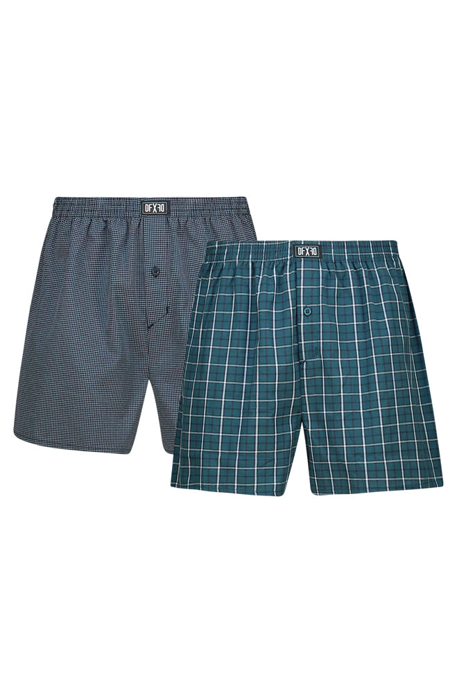 JOHN WOVEN BOXER 2PK