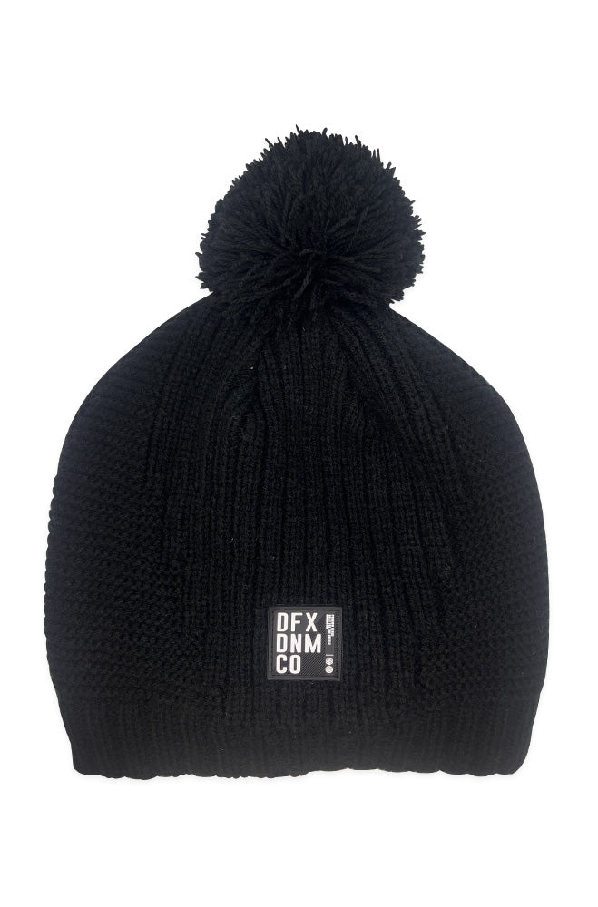 Accessories | Terry Cable Knit Pom Beanie _ 159604 Black Beanies